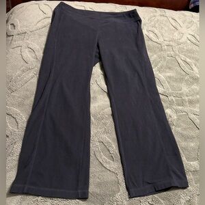 Women Lands End Pull On Fleece Pants L